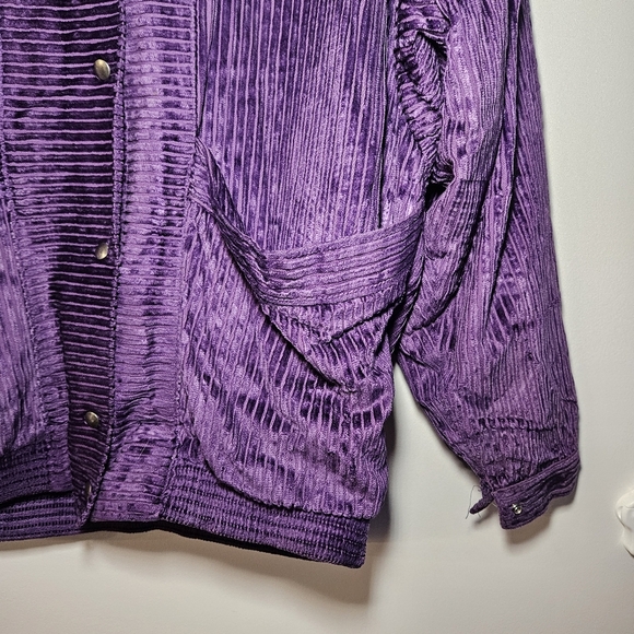 Vintage Purple Corduroy Jacket - Picture 8 of 10